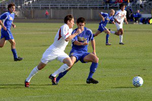 To actually playing soccer!