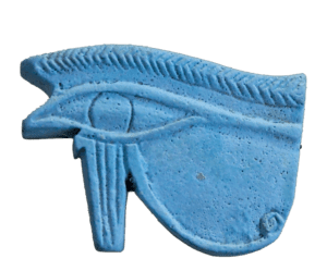 blue eye of Horus amulet 