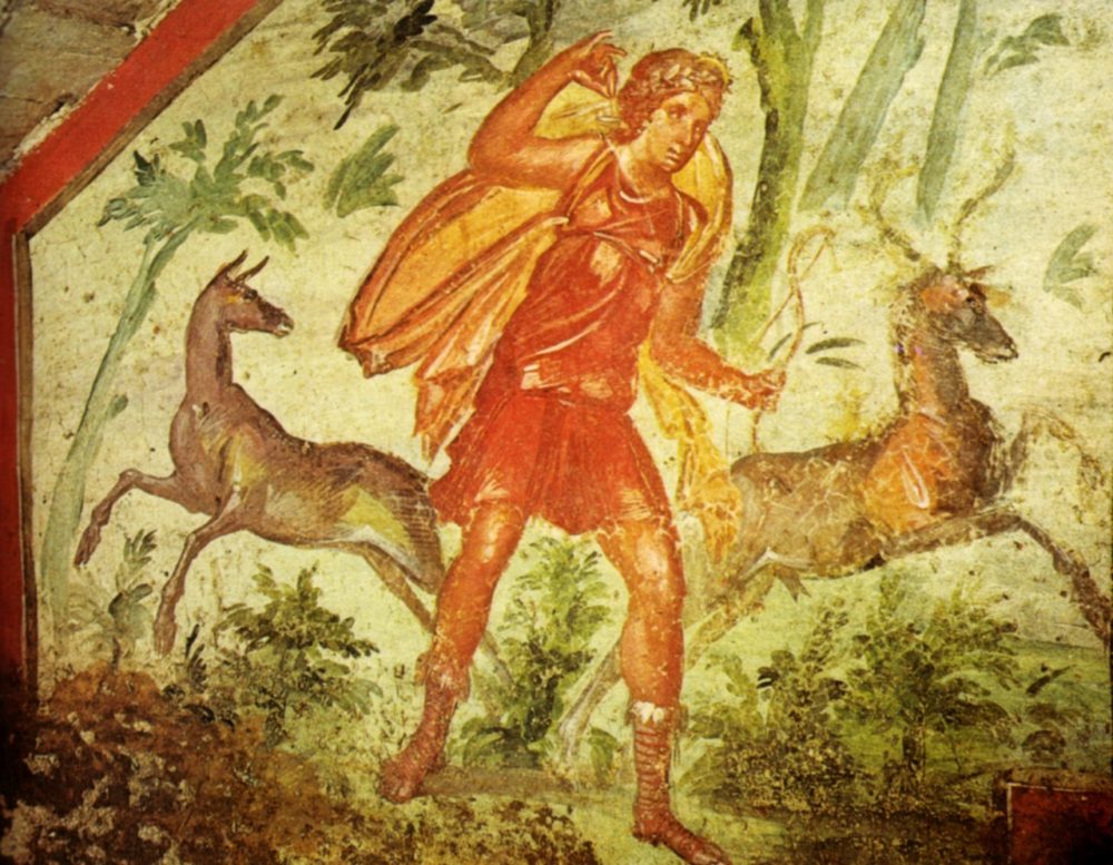 Image of greek goddess Artemis (or Roman goddess Diana)