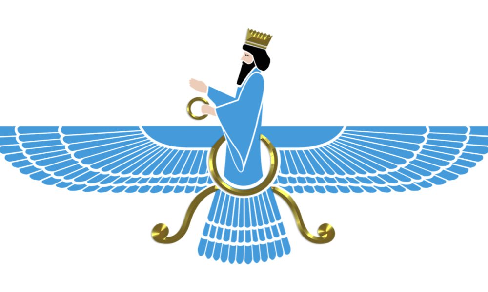 Zoroastrianism Symbols And Their Meanings Farvahar The Faravahar Or